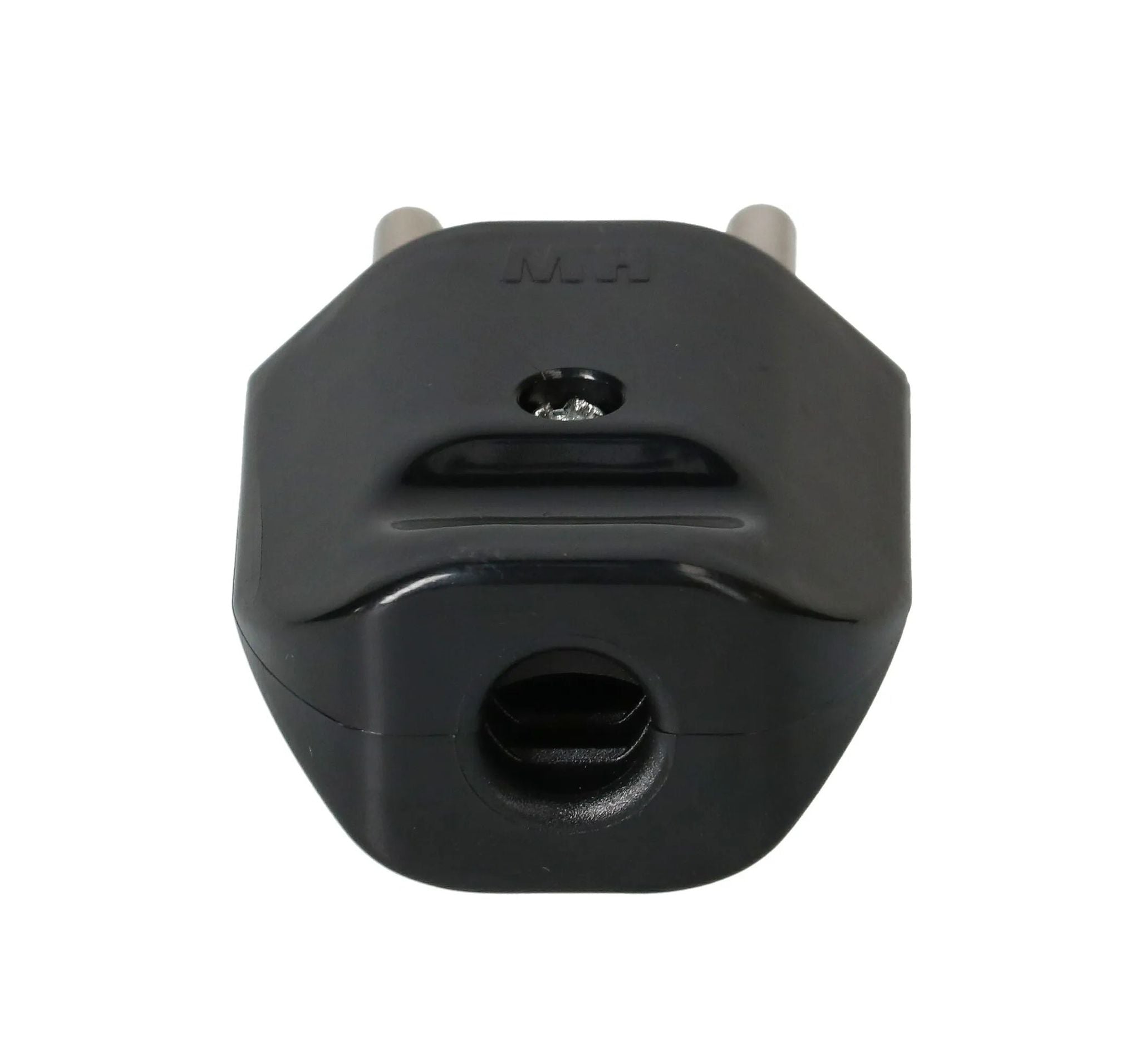 MAX HAURI PLUG Stecker MH Typ 12 3-polig schwarz / weiss Elektroniktrade Switzerland