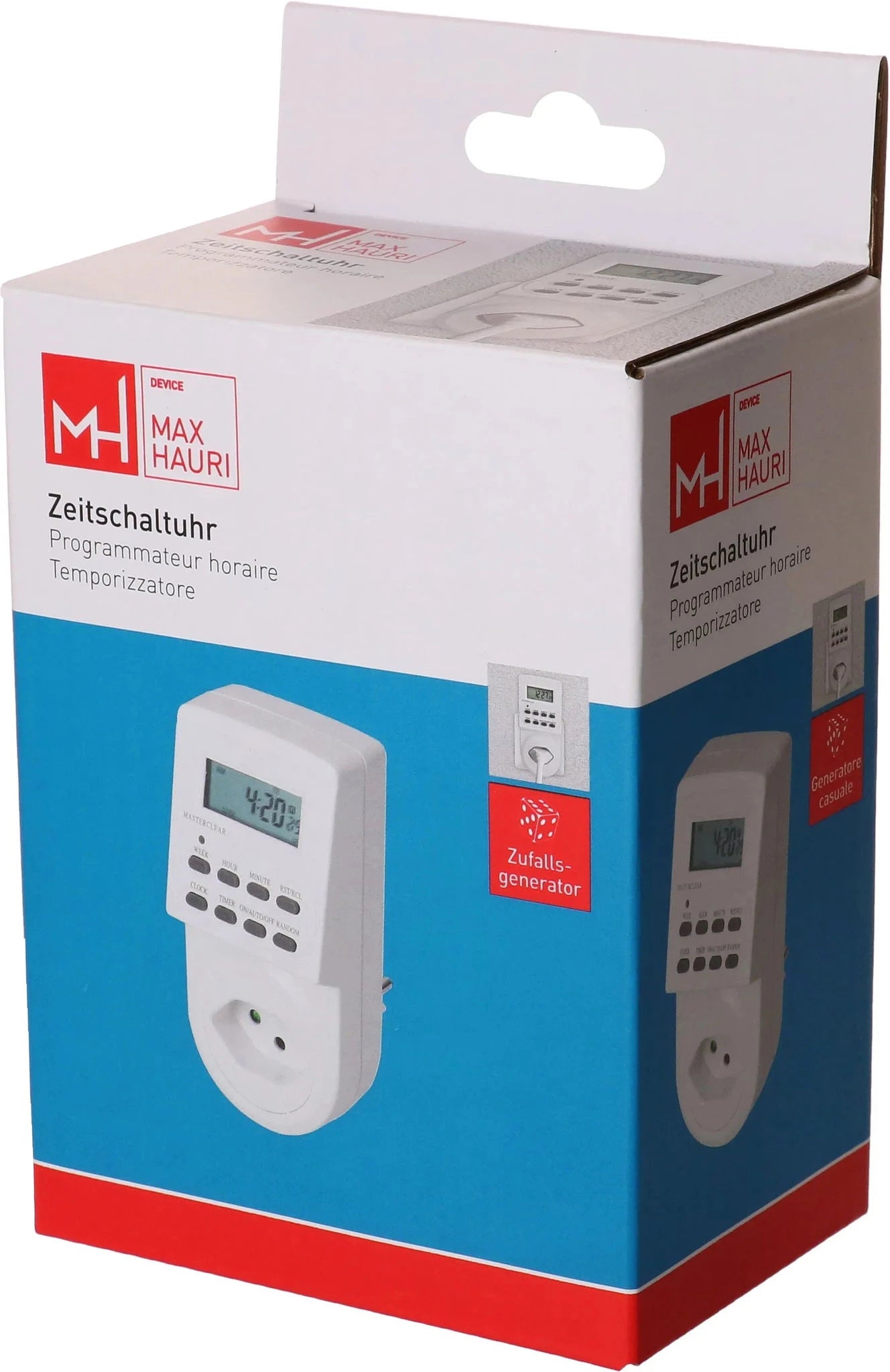 MAXHAURI Zeitschaltuhr digital Zufallsgenerator Elektroniktrade Switzerland