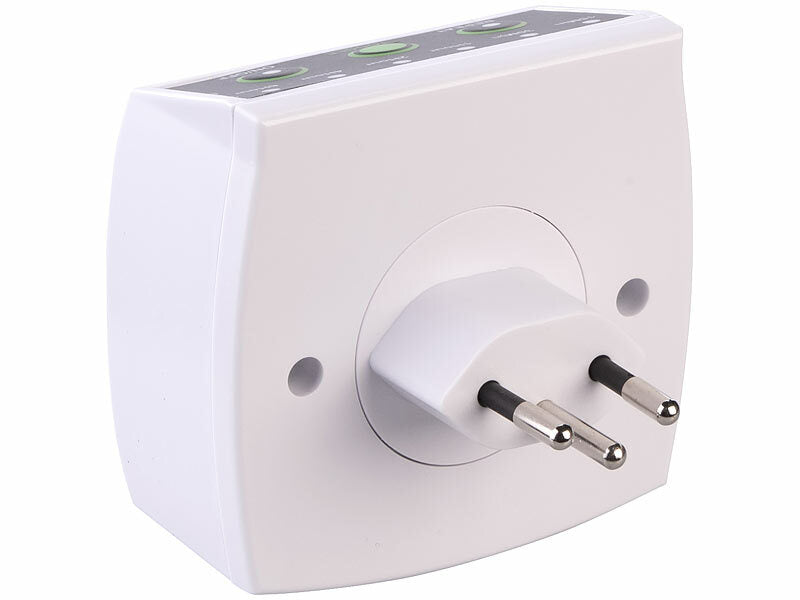 Countdown-Timer für Steckdose Typ J, 15 Min. bis 6 Std., 2.300 W