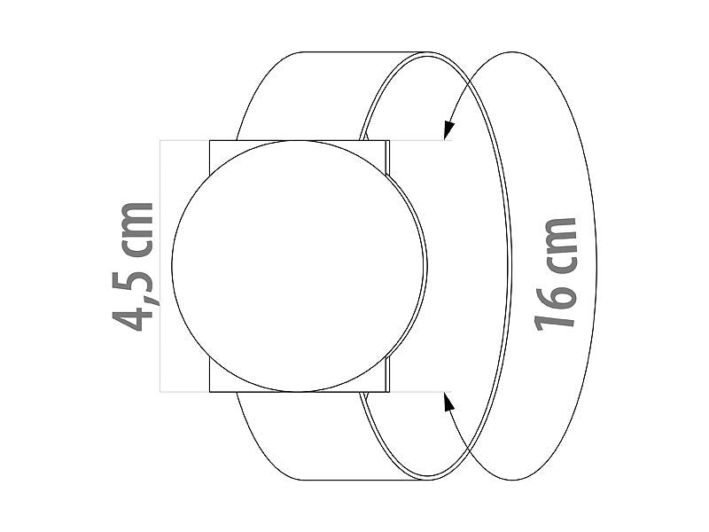 Sprechende Funk- & Solar-Seniorenuhr, vergoldet