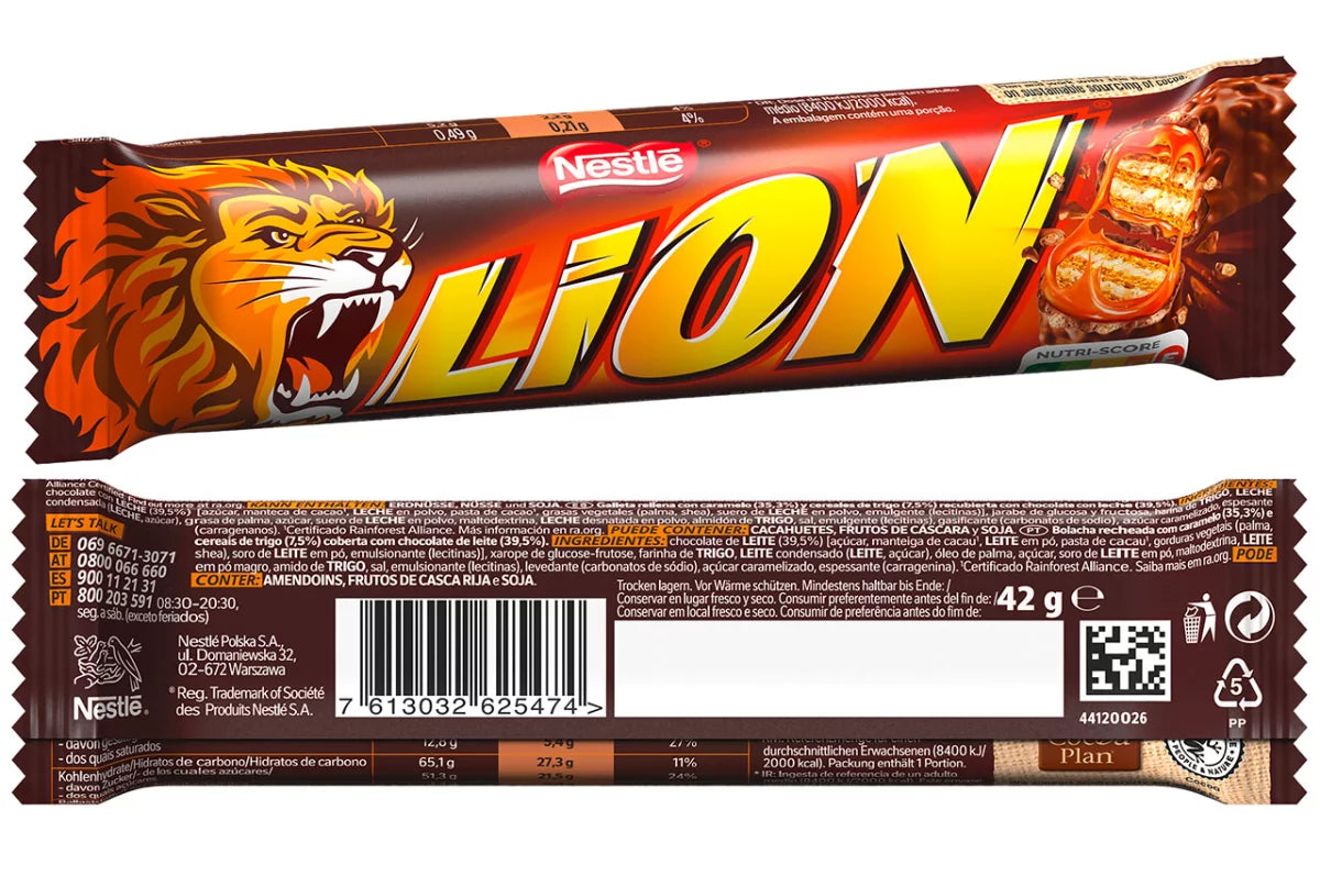 Nestle Lion Weiss / Braun Schokoriegel 1x42g