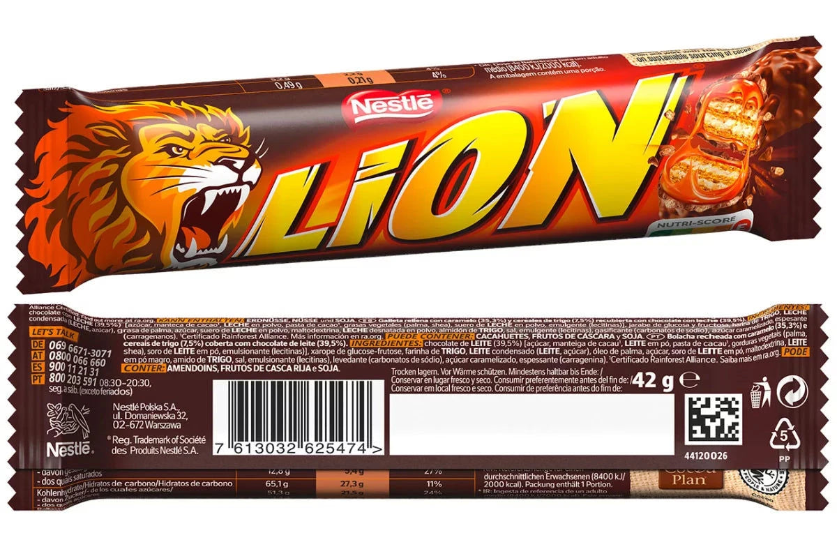 Nestle Nestle Lion Weiss / Braun Schokoriegel 1x42g Elektroniktrade Switzerland