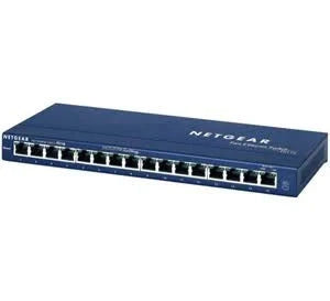 Netgear Netgear 16-Port Fast Ethernet Switch 10/100 Mbps FS116 ( Originalverpackt) elektroniktrade Switzerland