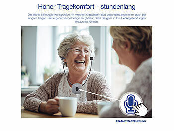 newgen medicals Digitaler TV-Funkkopfhörer und Hörverstärker, 2,4 GHz, bis 100 dB Elektroniktrade Switzerland