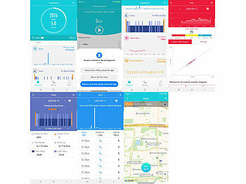 newgen medicals Fitness-Smartwatch, EKG-, Herzfrequenz- & SpO2-Anzeige, App, IP67 Elektroniktrade Switzerland