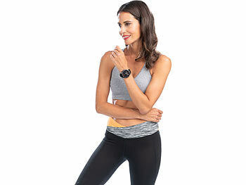 newgen medicals Fitness-Smartwatch, EKG-, Herzfrequenz- & SpO2-Anzeige, App, IP67 Elektroniktrade Switzerland