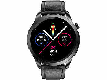newgen medicals Fitness-Smartwatch, EKG-, Herzfrequenz- & SpO2-Anzeige, App, IP67 Elektroniktrade Switzerland