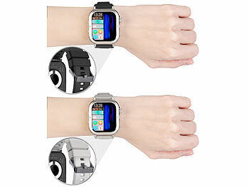 newgen medicals Fitness-Smartwatch mit EKG-, Herzfrequenz- und Blutdruck-Anzeige Elektroniktrade Switzerland