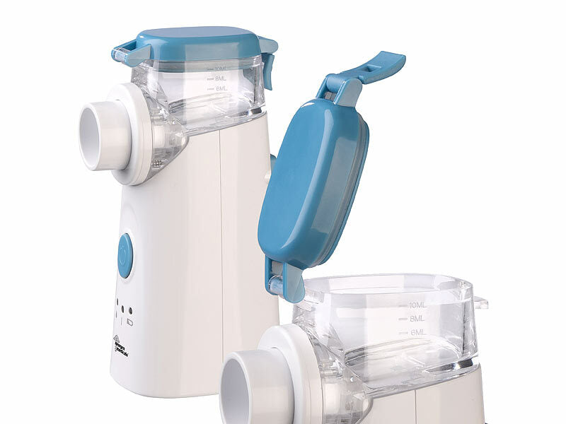 newgen medicals Leises Akku-Inhalationsgerät für Erwachsene & Kinder, 10 ml, USB-C Elektroniktrade Switzerland