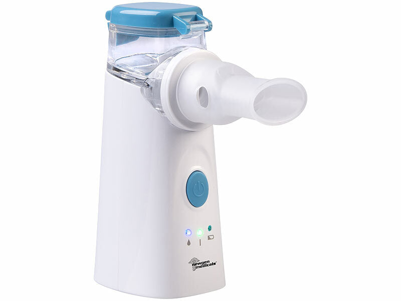 newgen medicals Leises Akku-Inhalationsgerät für Erwachsene & Kinder, 10 ml, USB-C Elektroniktrade Switzerland