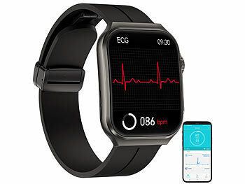 newgen medicals Smarte Fitness-Uhr mit EKG-, Blutdruck- und Körpertemperatur-Anzeige Elektroniktrade Switzerland