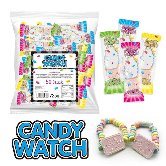 One Solution CANDY WATCH Traubenzucker Uhren 50 Stück / 1 Stück einzeln verpackt Elektroniktrade Switzerland
