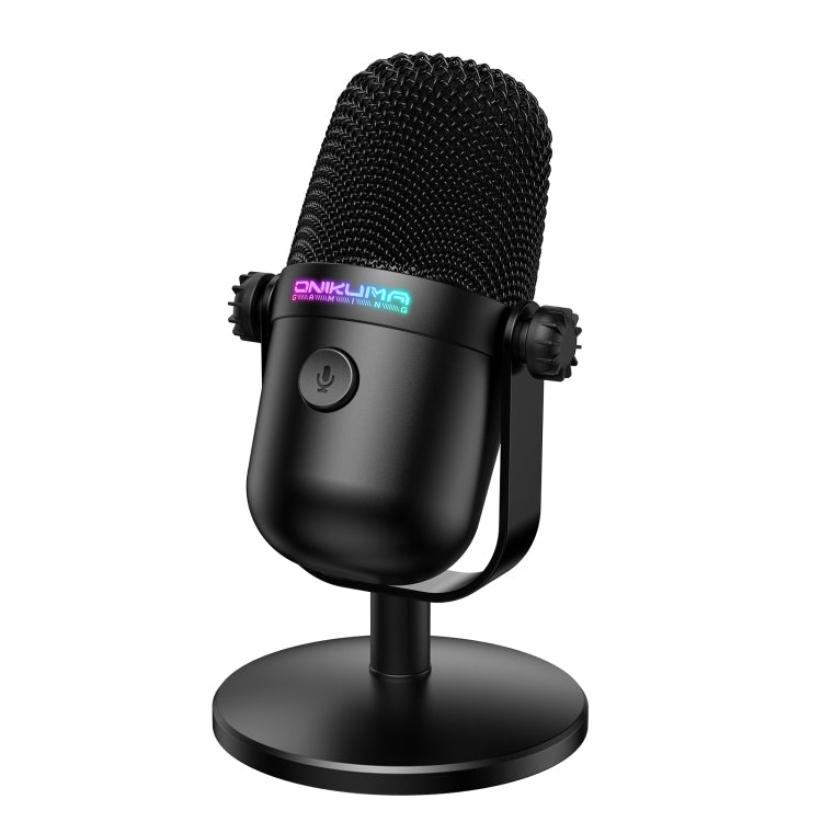 ONIKUMA ONIKUMA M830 USB-Desktop-Kondensatormikrofon mit buntem RGB Elektroniktrade Switzerland