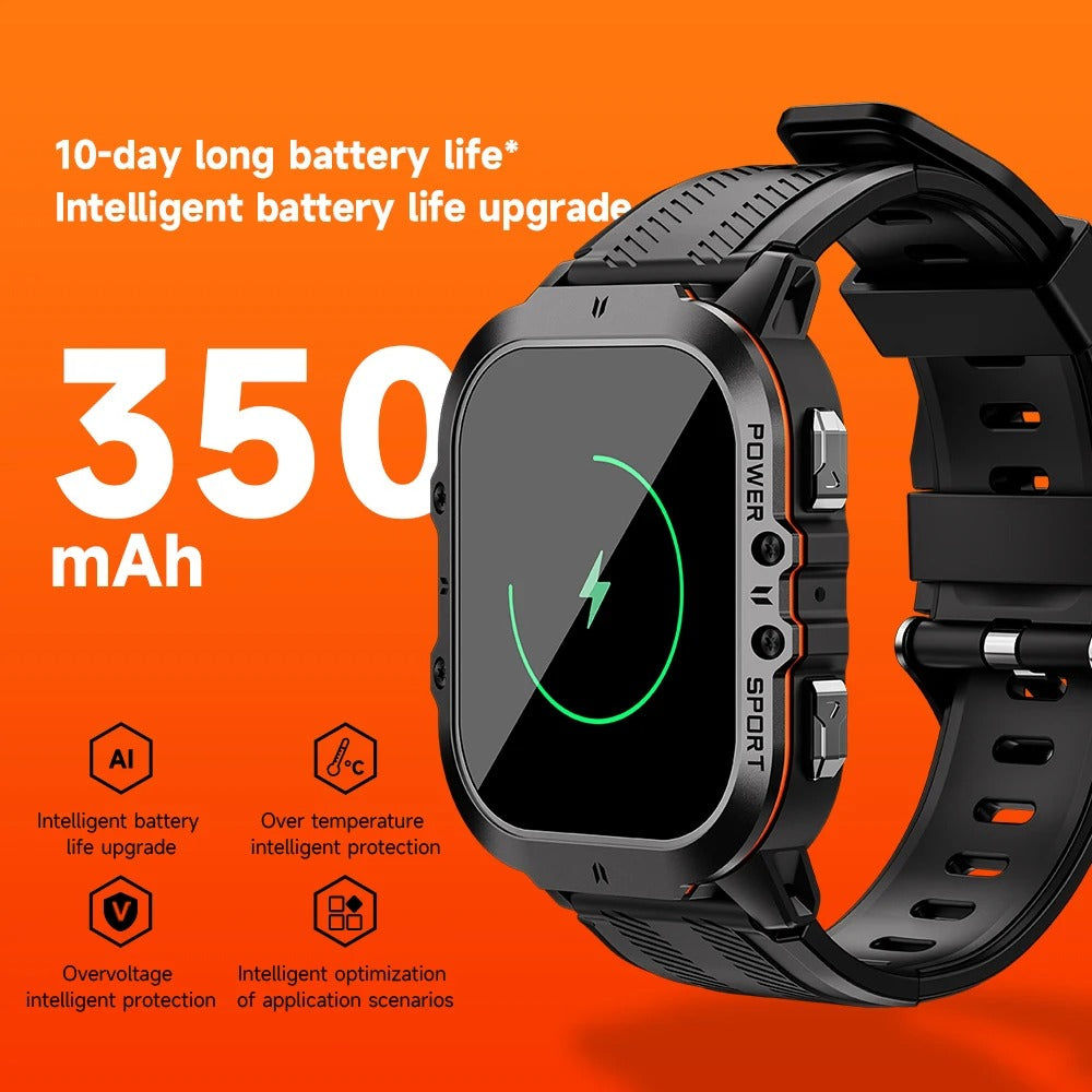 Oukitel Oukitel BT20 Robuste Outdoor-Uhr Für Herren, 5ATM Wasserdicht Elektroniktrade Switzerland