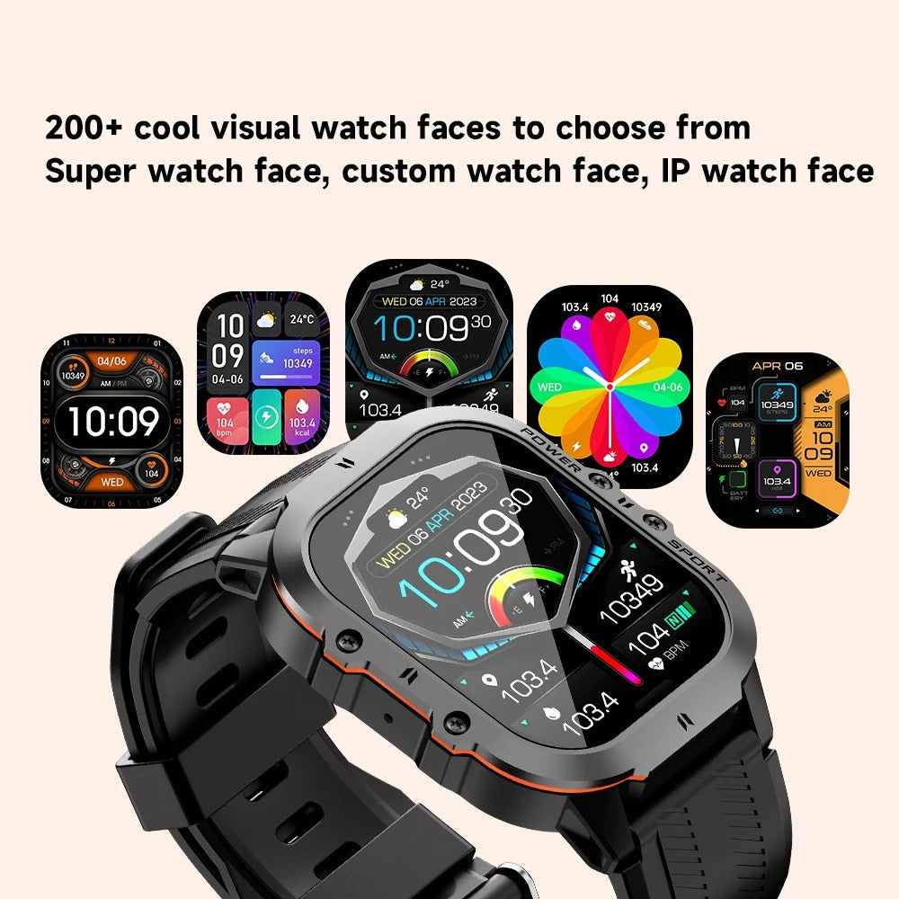 Oukitel Oukitel BT20 Robuste Outdoor-Uhr Für Herren, 5ATM Wasserdicht Elektroniktrade Switzerland