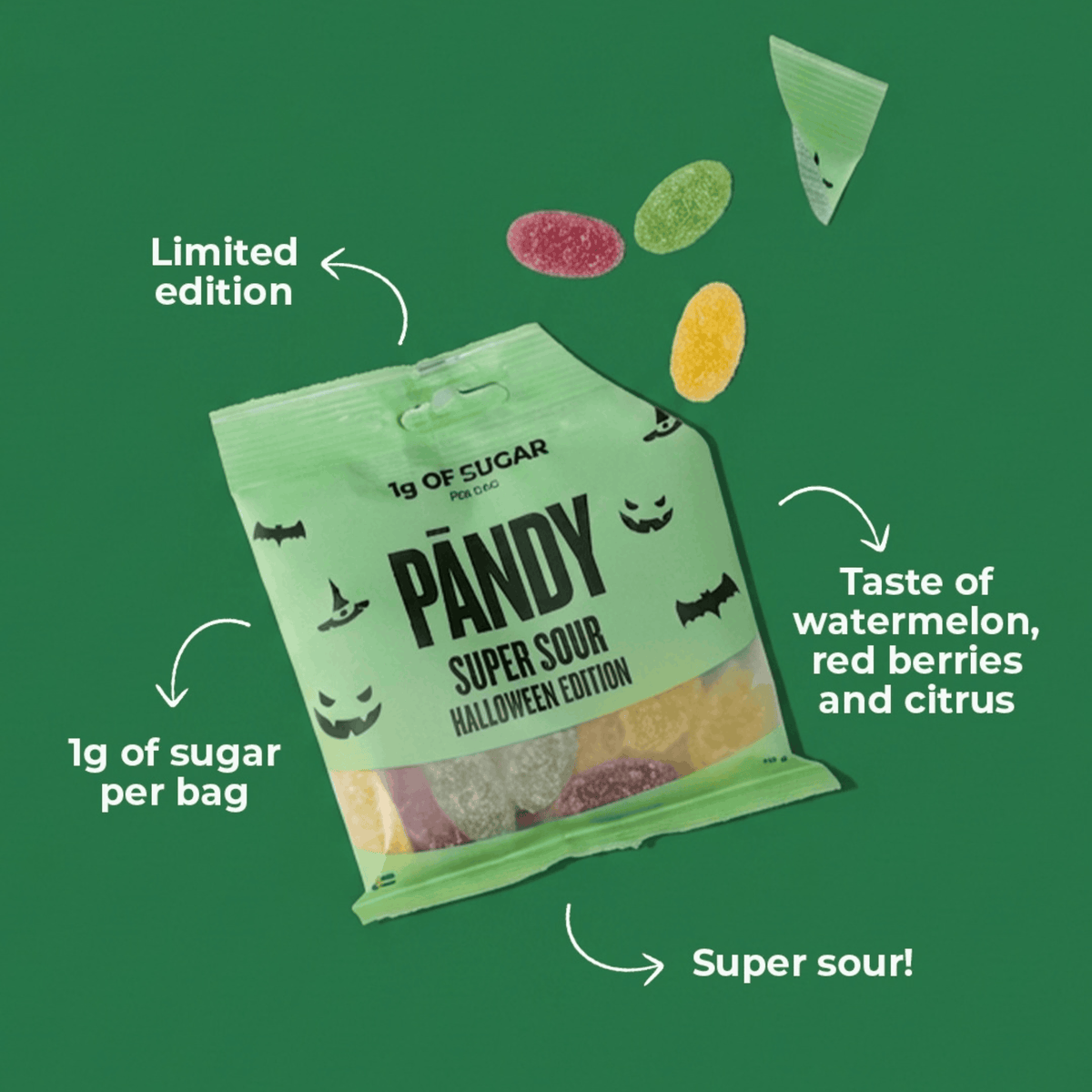 Pändy Pändy Candy Super Sour Halloween elektroniktrade Switzerland