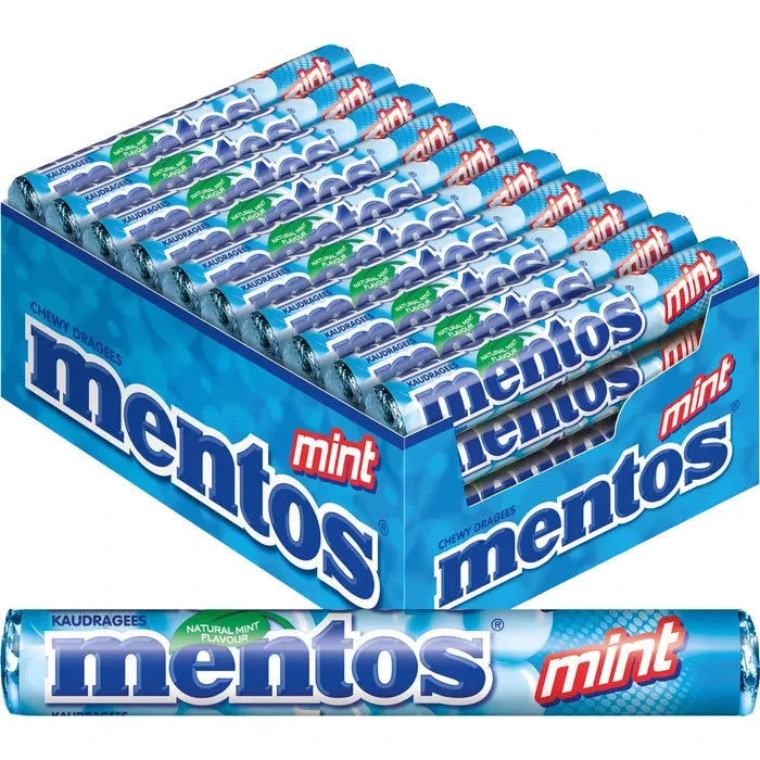 Perfetti Van Melle Mentos Kaubonbons Fresh Rainbow/Mint Dragees 37,5g elektroniktrade Switzerland