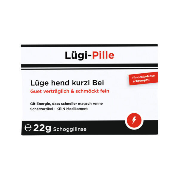 PV Scherztabletten Lügi-Pille elektroniktrade Switzerland