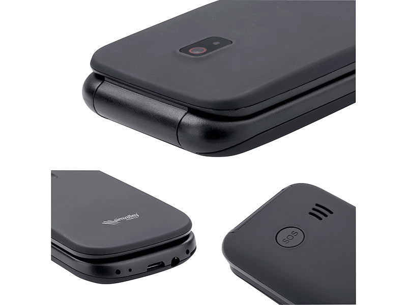 Notruf-Klapphandy XL-949 mit Garantruf Easy, Dual-SIM und Bluetooth