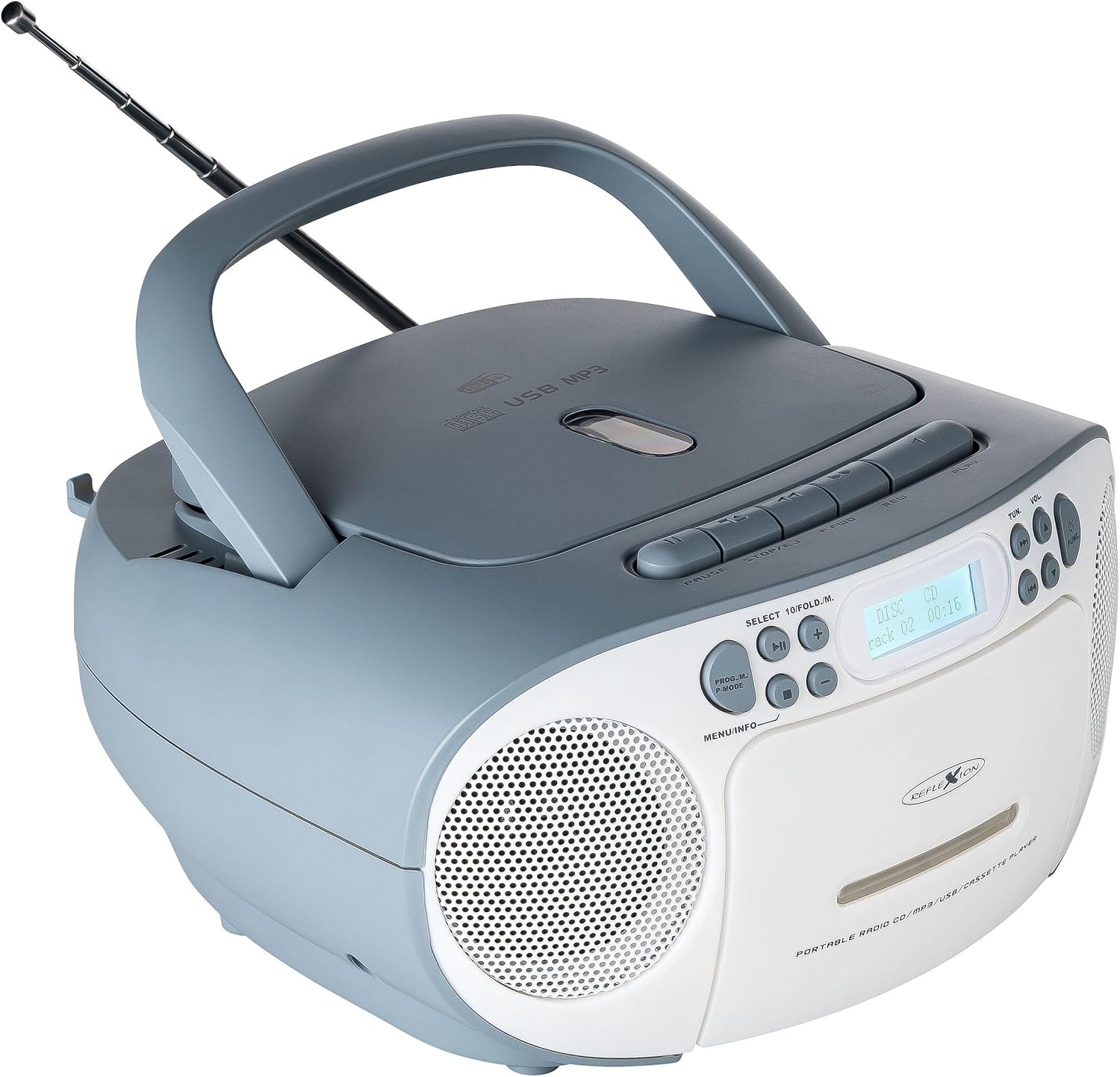 Reflexion Reflexion RCR2260DA Tragbares CD/MP3-Cassetten-USB-DAB+ elektroniktrade Switzerland