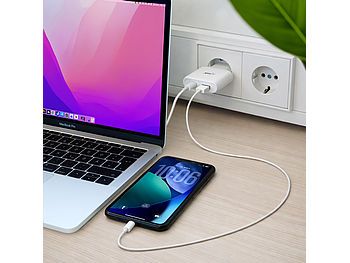 revolt revolt Ultrakompaktes 65-Watt-Netzteil mit USB-C Power Delivery und USB-A QC Elektroniktrade Switzerland