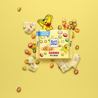 Ritter Sport Ritter Sport Haribo Pico-Balla Weisse Schokolade 100g