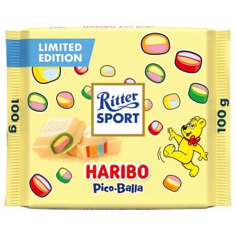 Ritter Sport Ritter Sport Haribo Pico-Balla Weisse Schokolade 100g