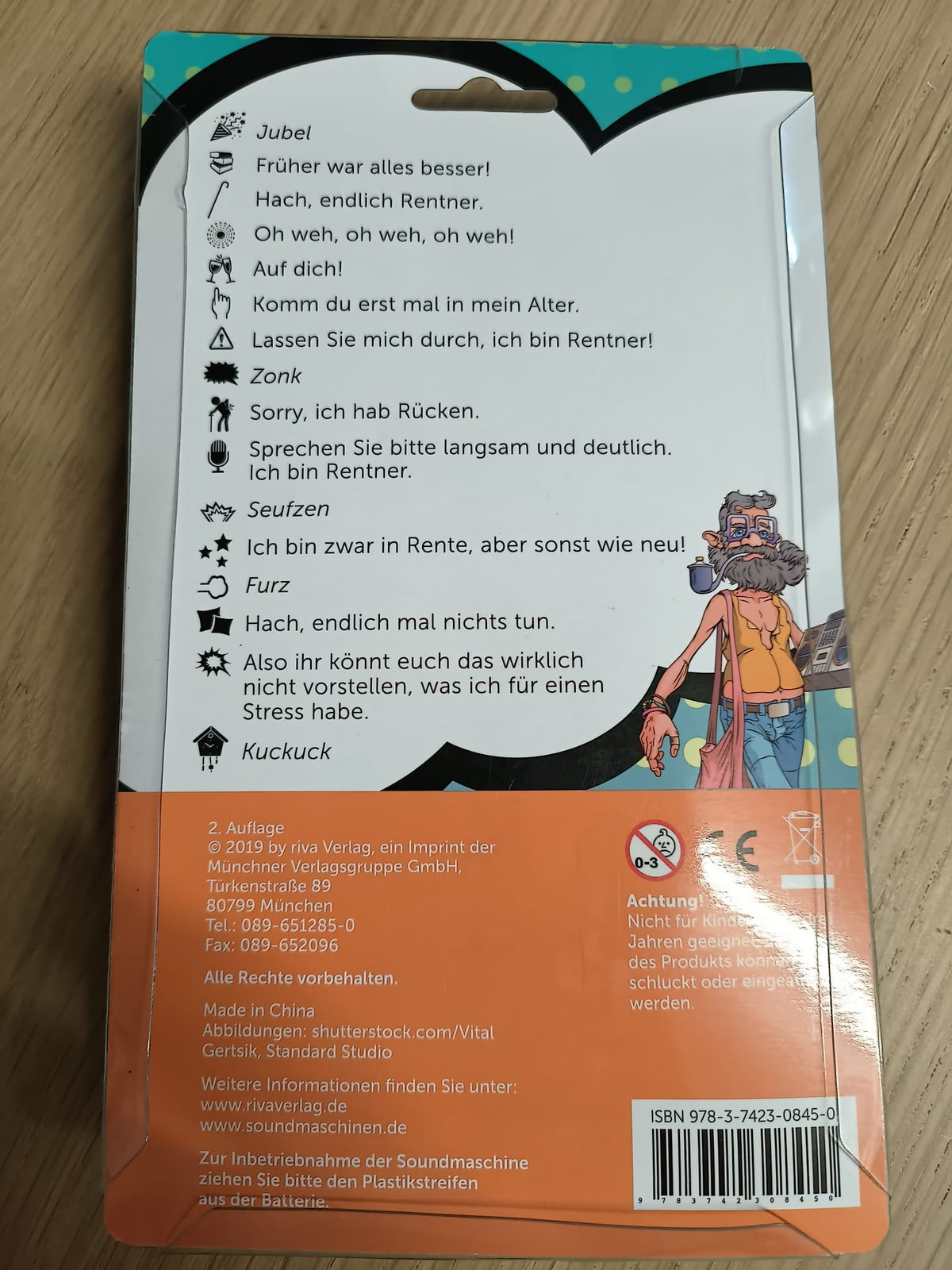 Riva Lustige Soundmaschine mit 16 Sounds zu einem Thema – Sehr Lustig und Witzig elektroniktrade Switzerland