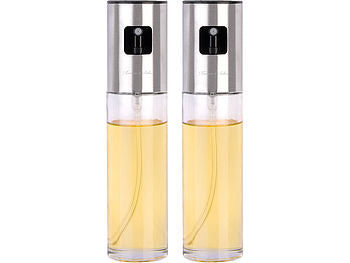 Rosenstein & Söhne 2er-Set Essig-und Öl-Sprüher für Grill, Braten, Kochen, Glas, 100 ml Elektroniktrade Switzerland