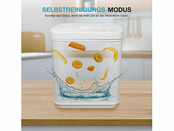 Rosenstein & Söhne Komposter: Elektrischer Kompostierer, 3,7 l, 550 W, Autoclean, Aktivkohlefilter Elektroniktrade Switzerland