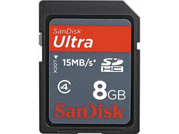 SanDisk 8GB SD HC Card Class 4 Ultra (Gebrauchtartikel)