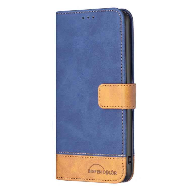 Samsung Für Samsung Galaxy S23+ 5G BF11 Color Matching Skin Feel Leather Phone Case (Blau) Elektroniktrade Switzerland