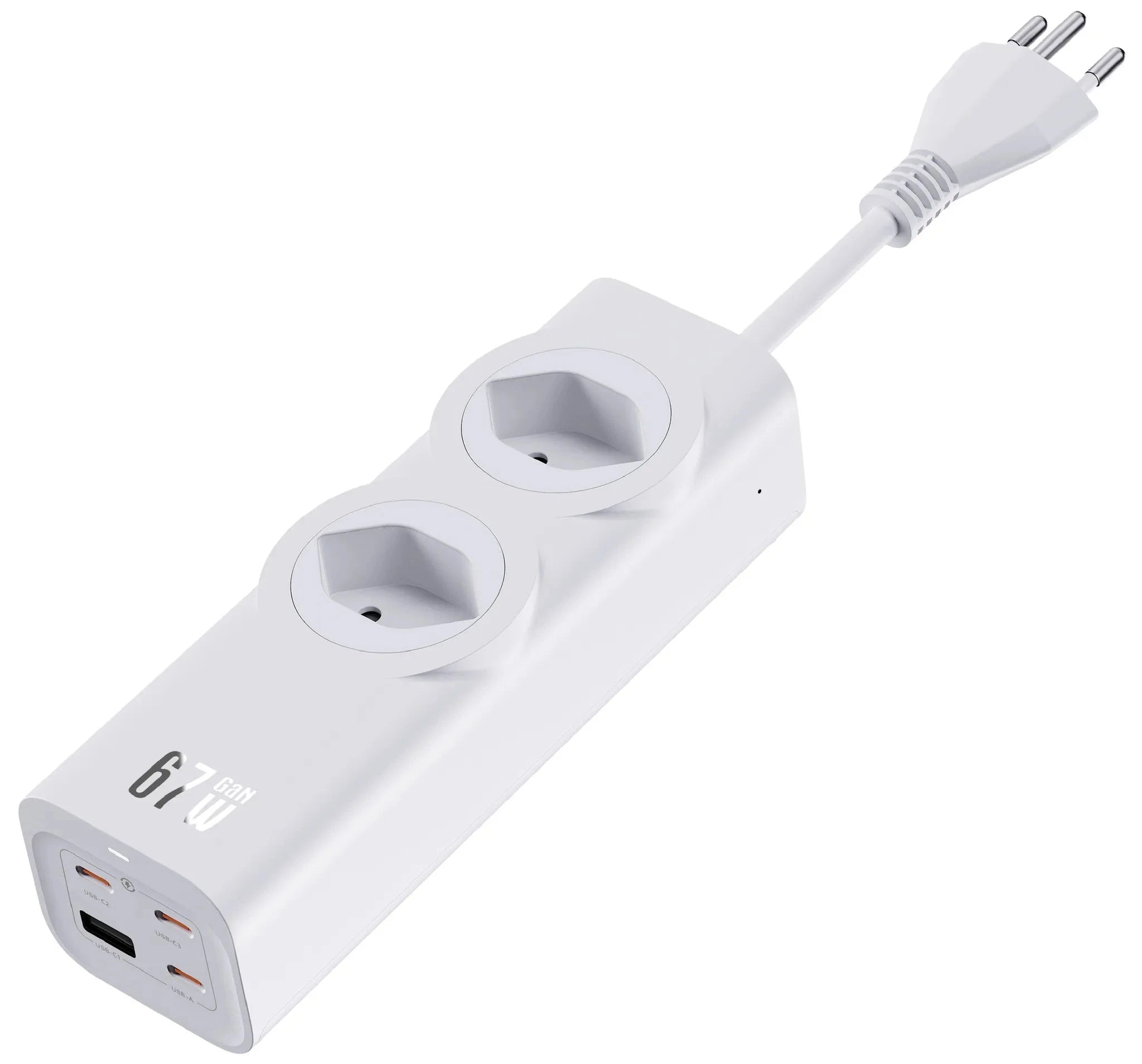 Schönenberger 67W GaN Fast Charging Station – 2× T13 | 3× USB-C + USB-A | PD 3.0 & QC 3.0 elektroniktrade Switzerland