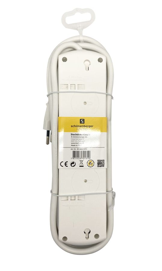 Schönenberger Steckdosenleiste Fix-Line+ MultiSwitch USB-C 3x T13, 2x USB-C + 1x USB-A PD 20W elektroniktrade Switzerland