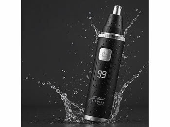 Sichler Beauty 2in1-Akku-Nasen- und Ohrenhaar-Trimmer mit Schutzkappe, 120 Min., IPX6 Elektroniktrade Switzerland