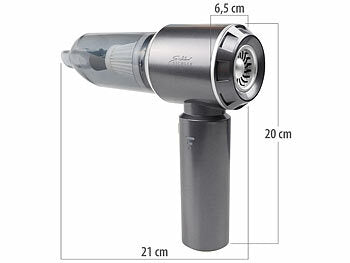 Sichler Haushaltsgeräte 3in1-Akku-Handstaubsauger & Gebläse, 25 kPa, 3 Stufen, Brushless Motor Elektroniktrade Switzerland