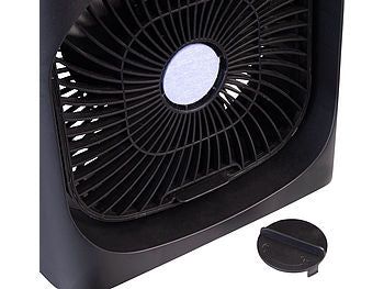 Sichler Haushaltsgeräte USB-Tischventilator mit Ultraschall-Vernebler, Timer & Nachtlicht elektroniktrade Switzerland