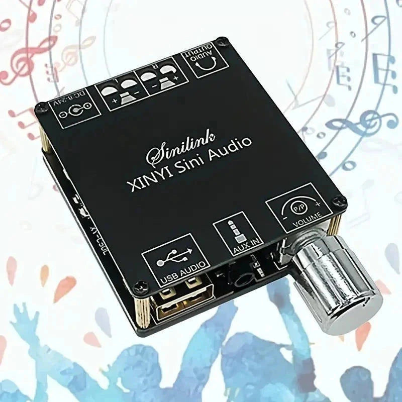 Sinilink Fertiger Mini Bausatz Audio Digital Power Amplifier 50Wx2 BT 5.0 elektroniktrade Switzerland