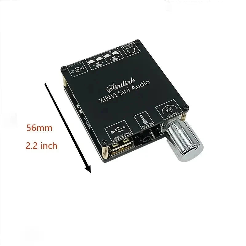 Sinilink Fertiger Mini Bausatz Audio Digital Power Amplifier 50Wx2 BT 5.0 Elektroniktrade Switzerland