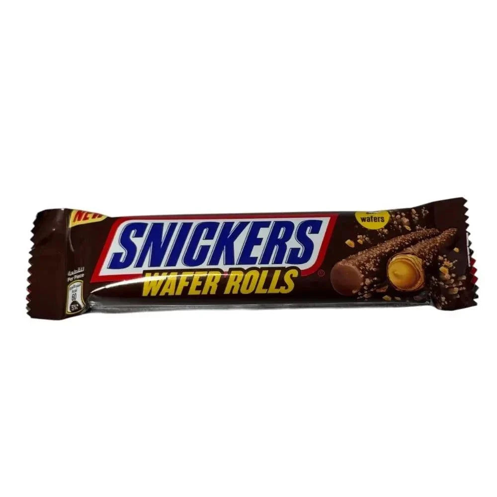 Snickers Waffelröllchen mit Erdnüssen und Karamell - 24g elektroniktrade Switzerland