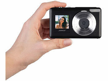 Somikon Full-HD-Digitalkamera, 4K interpoliert, 2 Displays, 18x-Digitalzoom Elektroniktrade Switzerland