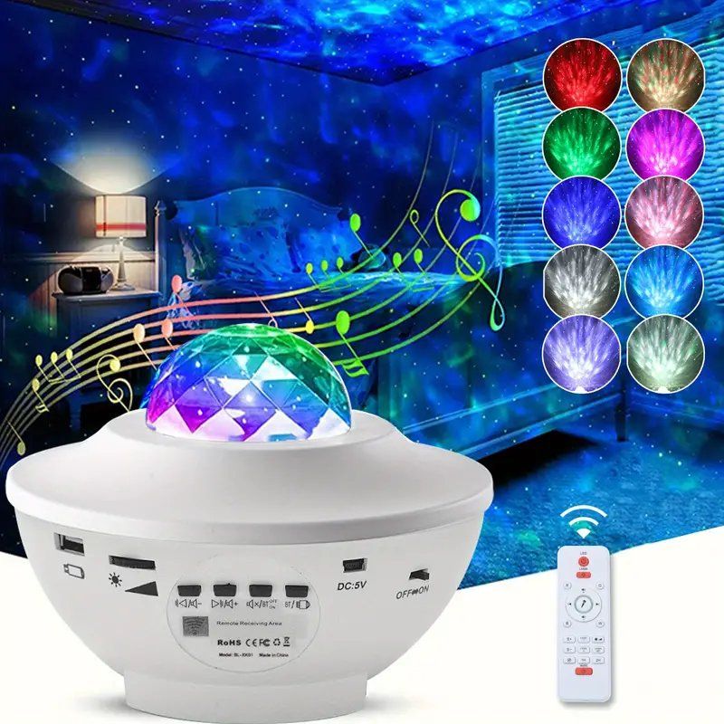 Sternennebel-Nachtlicht mit Lautsprecher und tollen Effekten