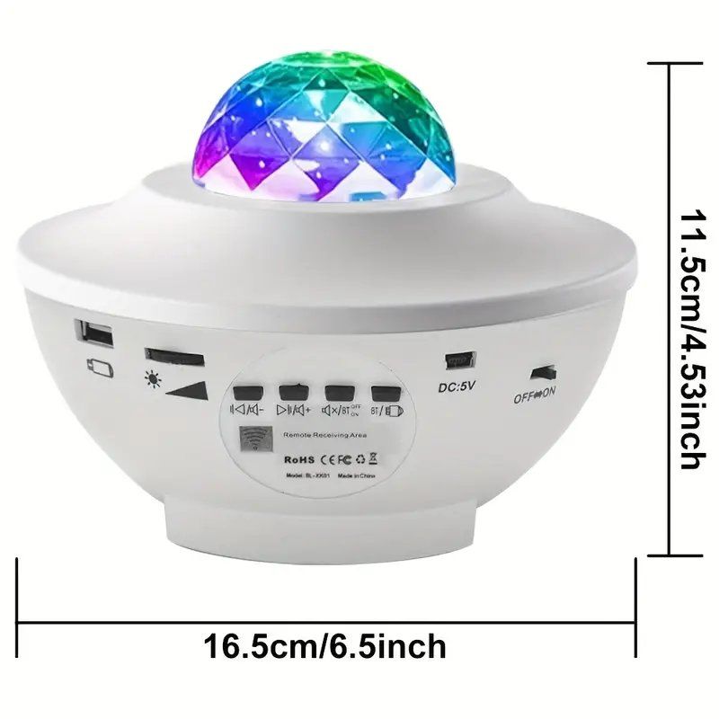 Sternennebel-Nachtlicht mit Lautsprecher und tollen Effekten