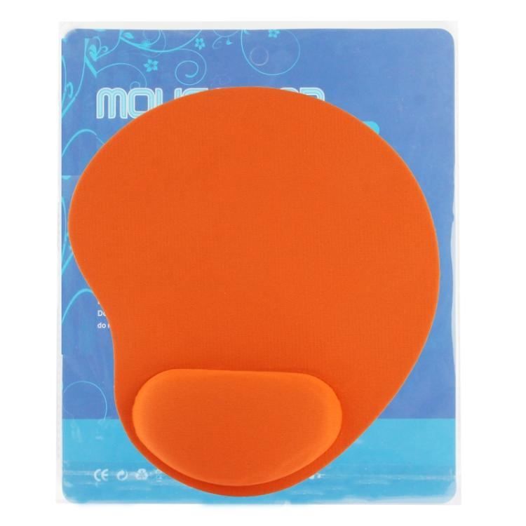 Stoff Gel Handgelenkauflage Mauspad (Orange)
