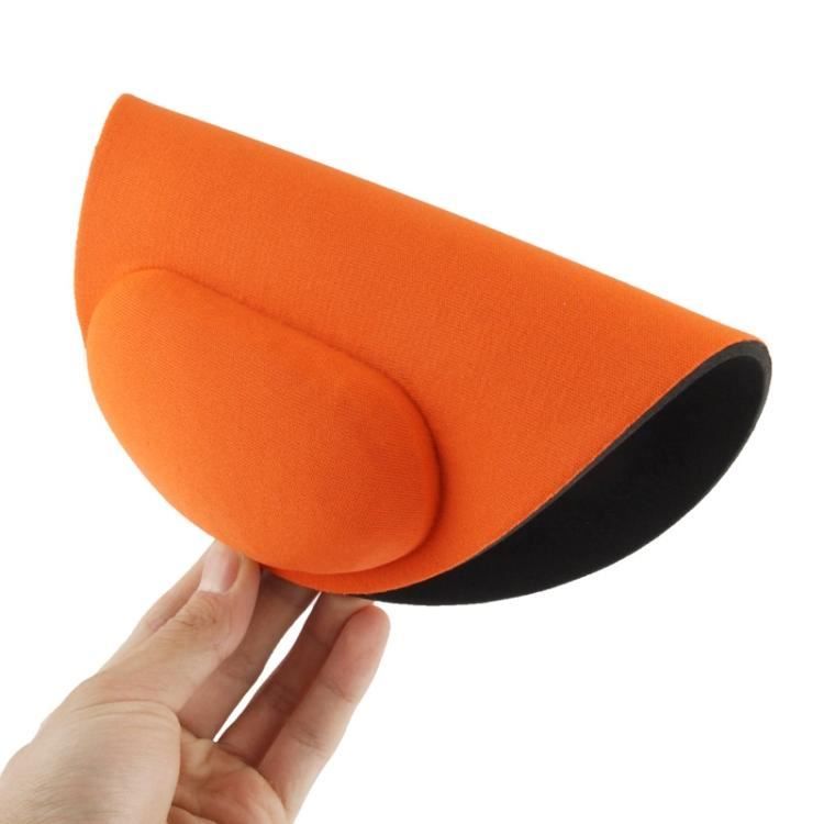 Stoff Gel Handgelenkauflage Mauspad (Orange)