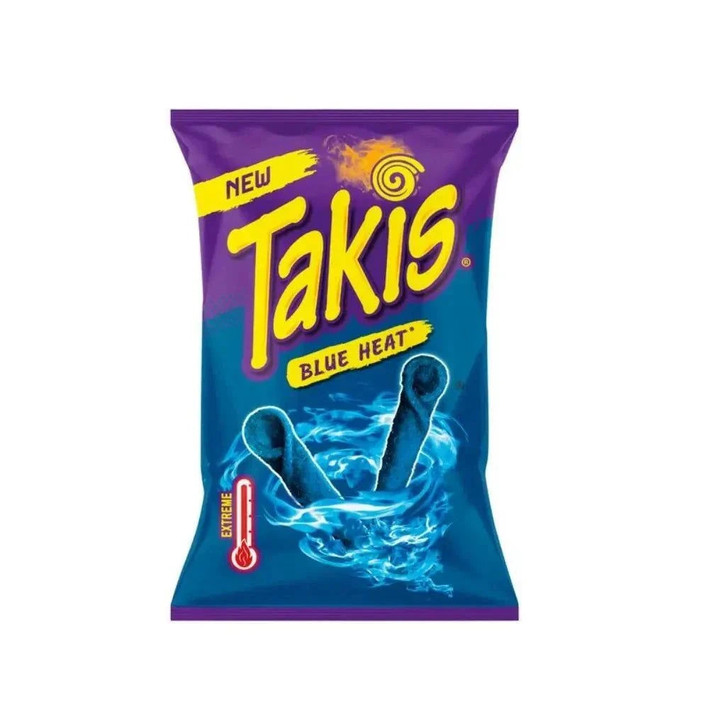 Takis Takis - Blue Heat - 100g - Knusprig gerollte Tortilla-Chips elektroniktrade Switzerland