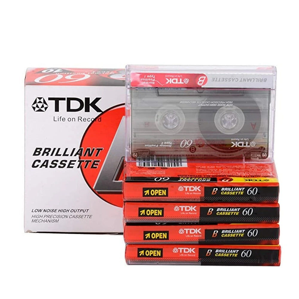 TDK 1 / 10 Stk Standard Audio Kassetten Leer Bänder 60minuten elektroniktrade Switzerland