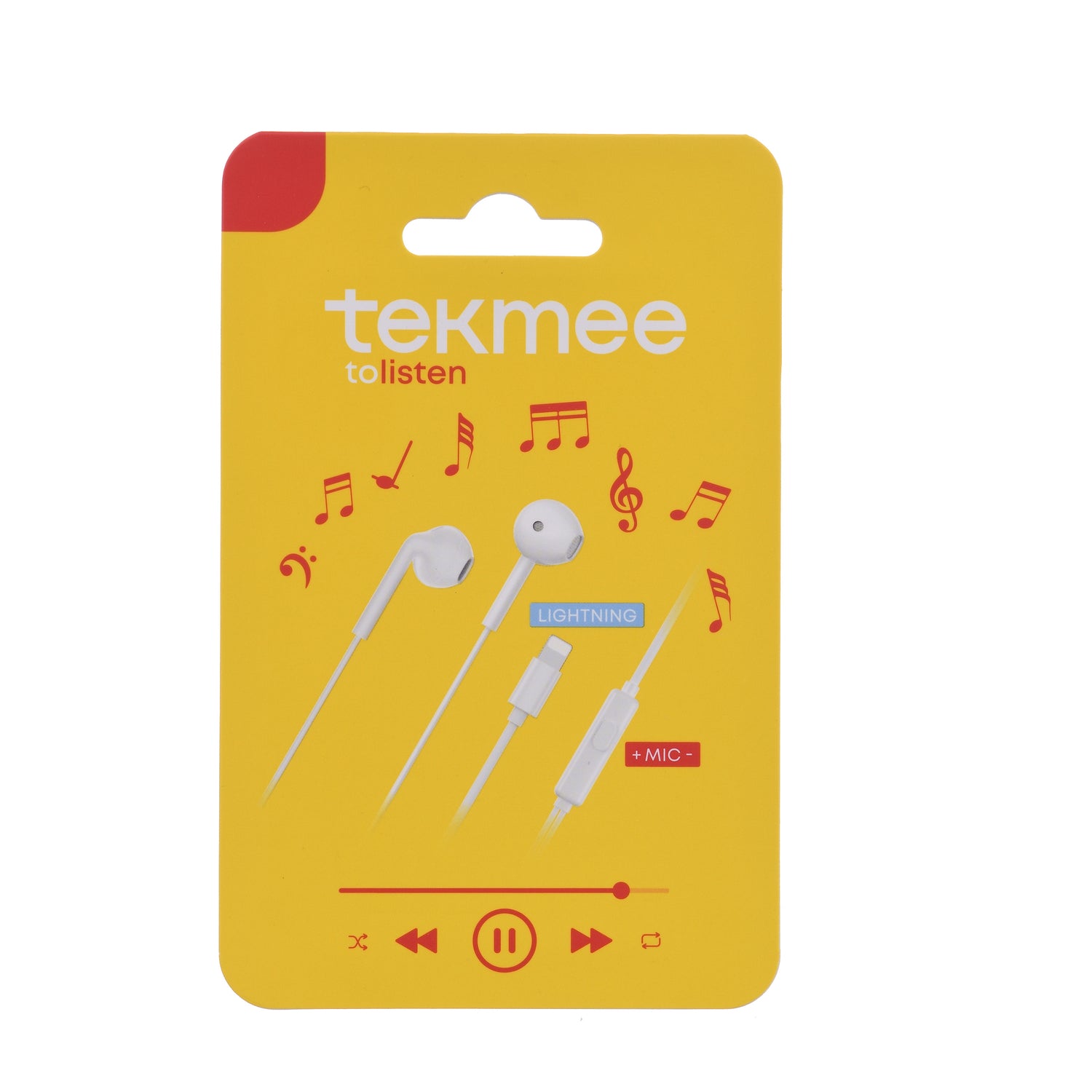 Tekmee TEK Stereo Lightning Kopfhörer mit Mikrofon Elektroniktrade Switzerland