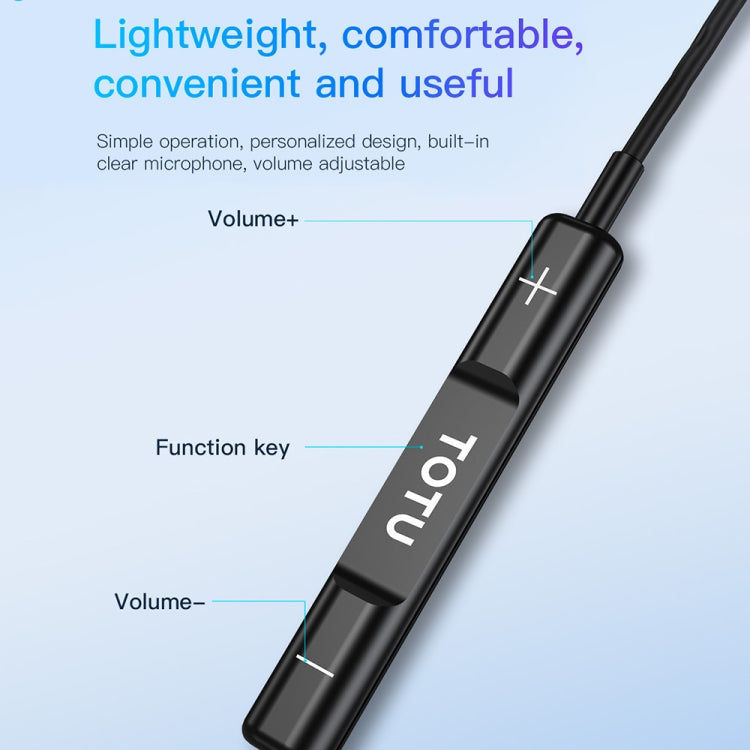 TOTU TOTU EP-3 In-Ear-Kopfhörer mit Klinke, Kabellänge: 1,2 m, Steckertyp: 3,5 mm (schwarz) Elektroniktrade Switzerland