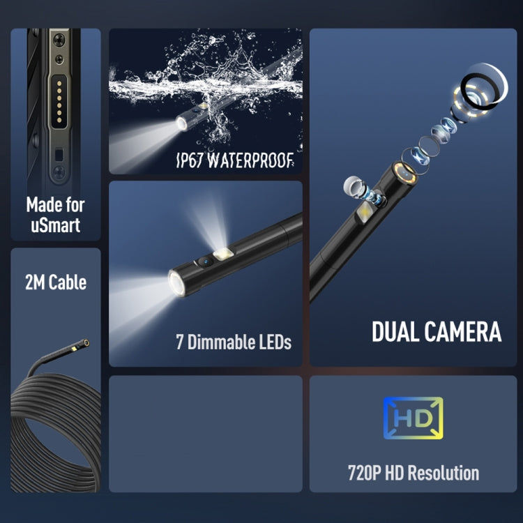 Ulefone Endoskop E2 IP67 Wasserdichtes digitales Endoskop für Ulefone Armor 9 / 9E / Power Armor 13 / 16 Pro / 18T / Armor Pad, uSmart E2 elektroniktrade Switzerland